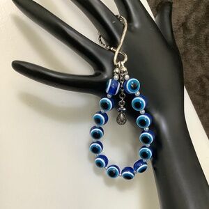 Evil Eye Bag Charm or Keychain